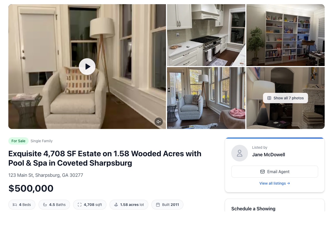 Web Listings